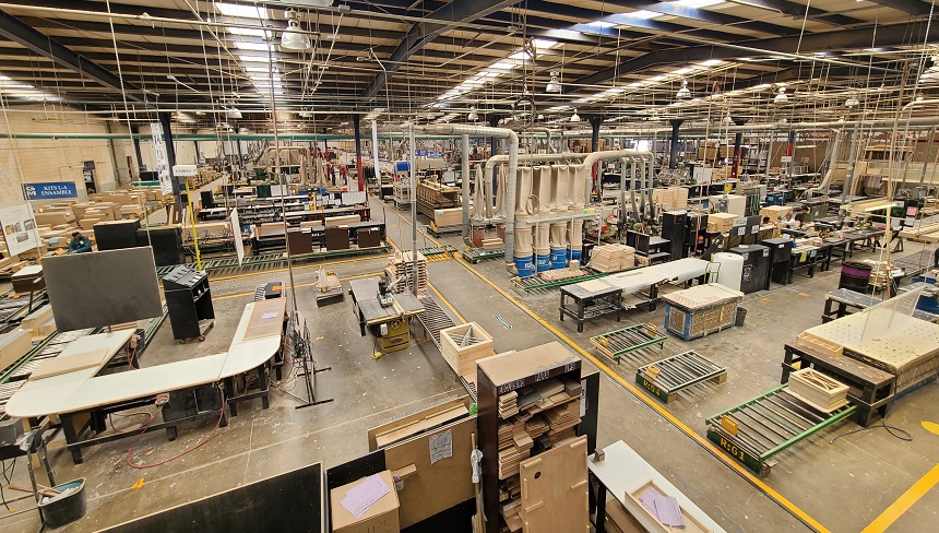 Furniture at the top of manufacturing again in January, but supply constraints mount