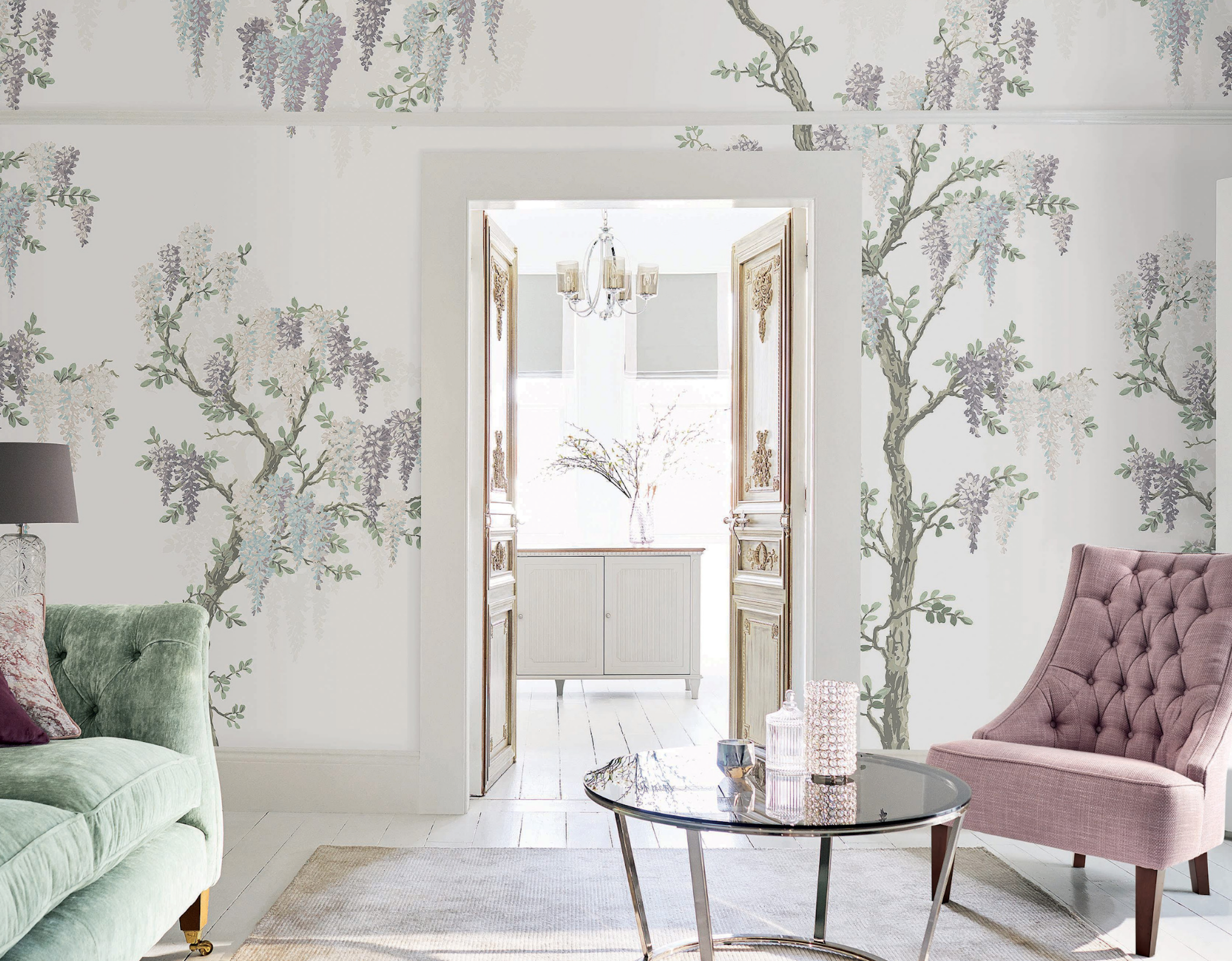 Laura Ashley partners with Graham & Brown to launch wallpaper collection